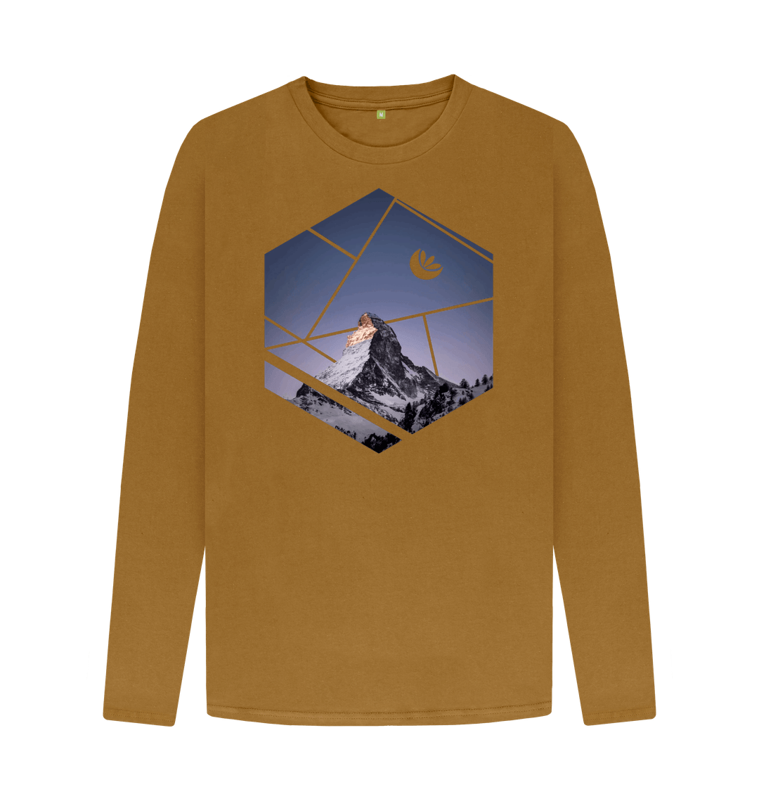 Brown Men's Summit L\/S T-Shirt