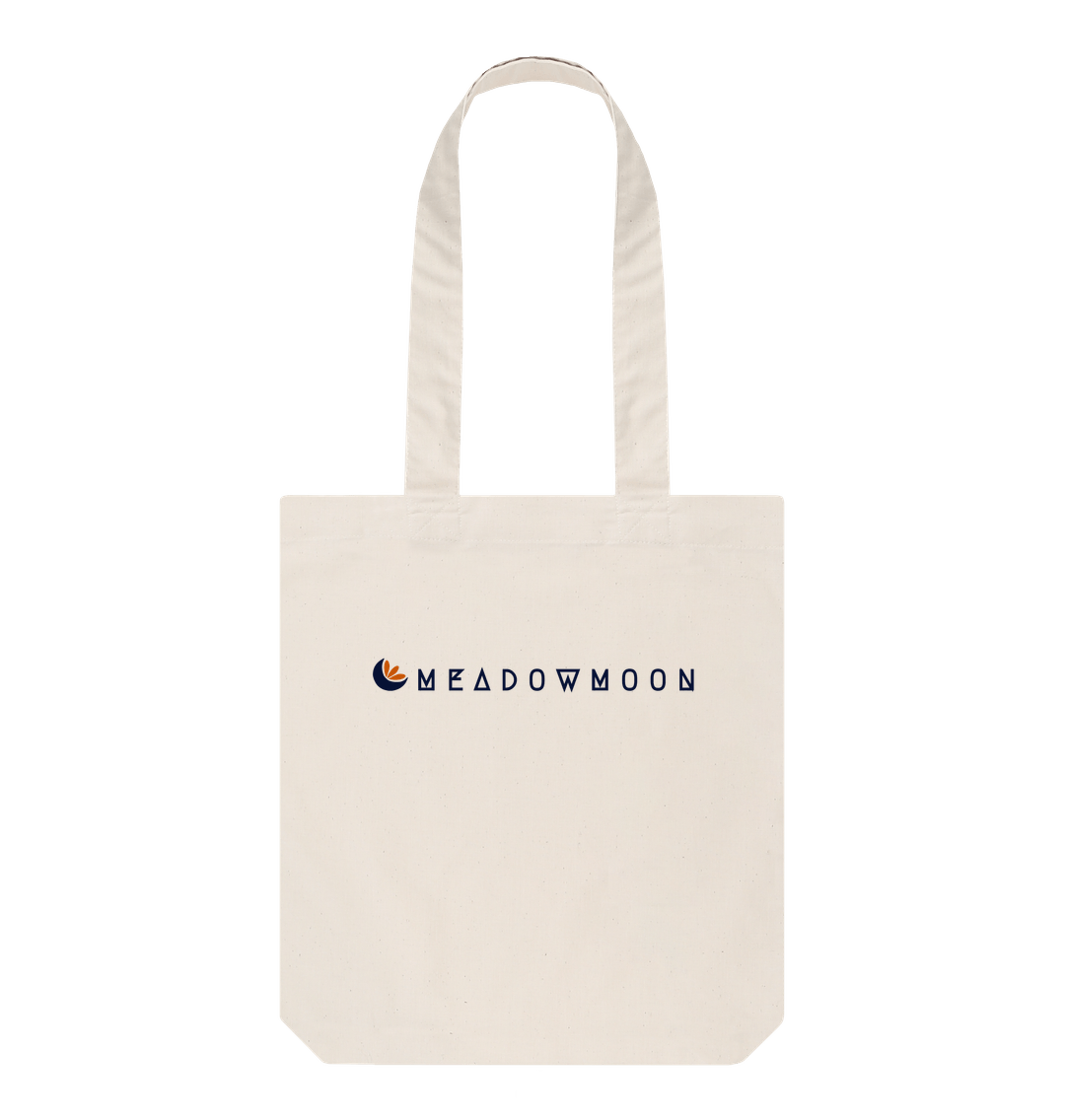 Natural Slim Tote Bag - White\/Natural