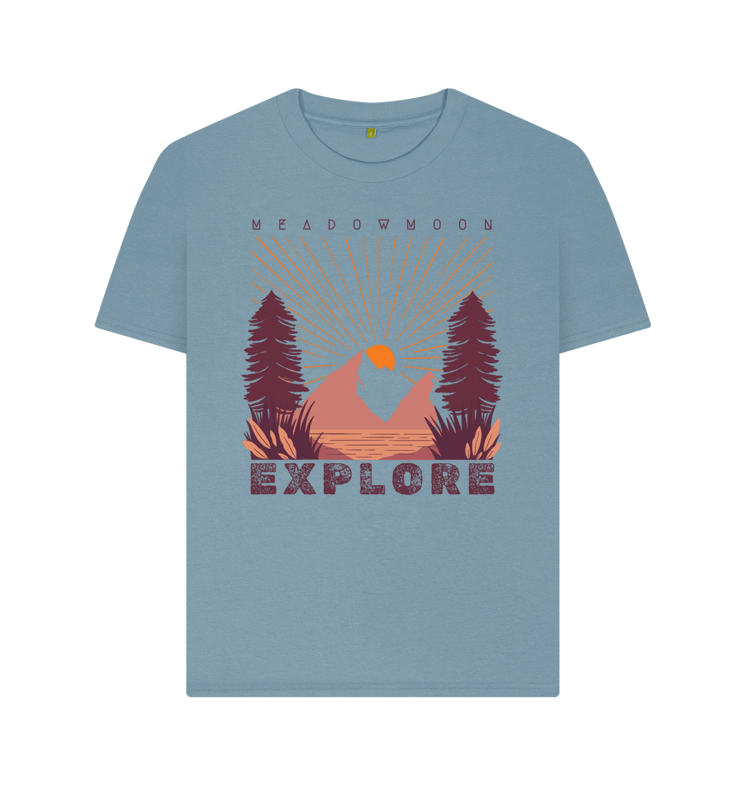 Stone Blue Women's Explore T-Shirt