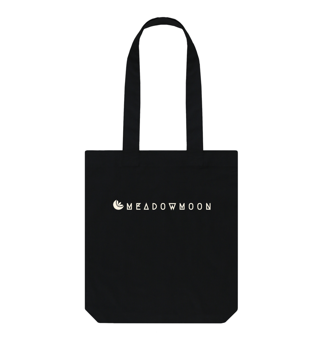 Black Slim Tote Bag - Black