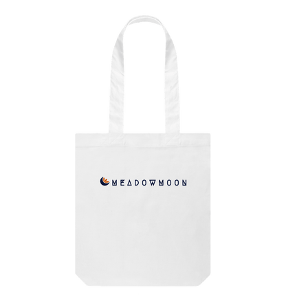 White Slim Tote Bag - White\/Natural