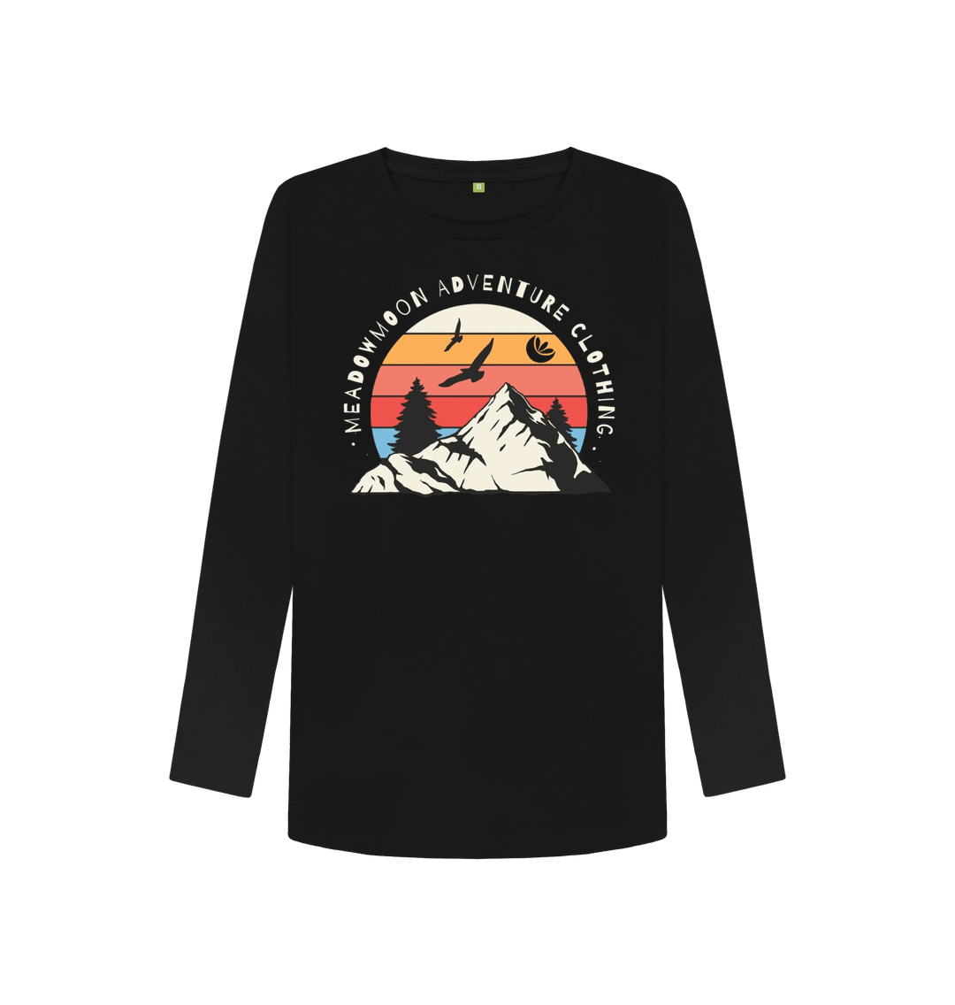 Black Women's Wilderness Adventure L\/S T-Shirt