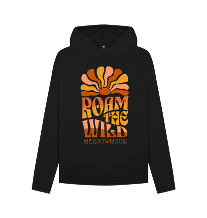 Black Women's Roam The Wild Relaxed Fit Hoodie