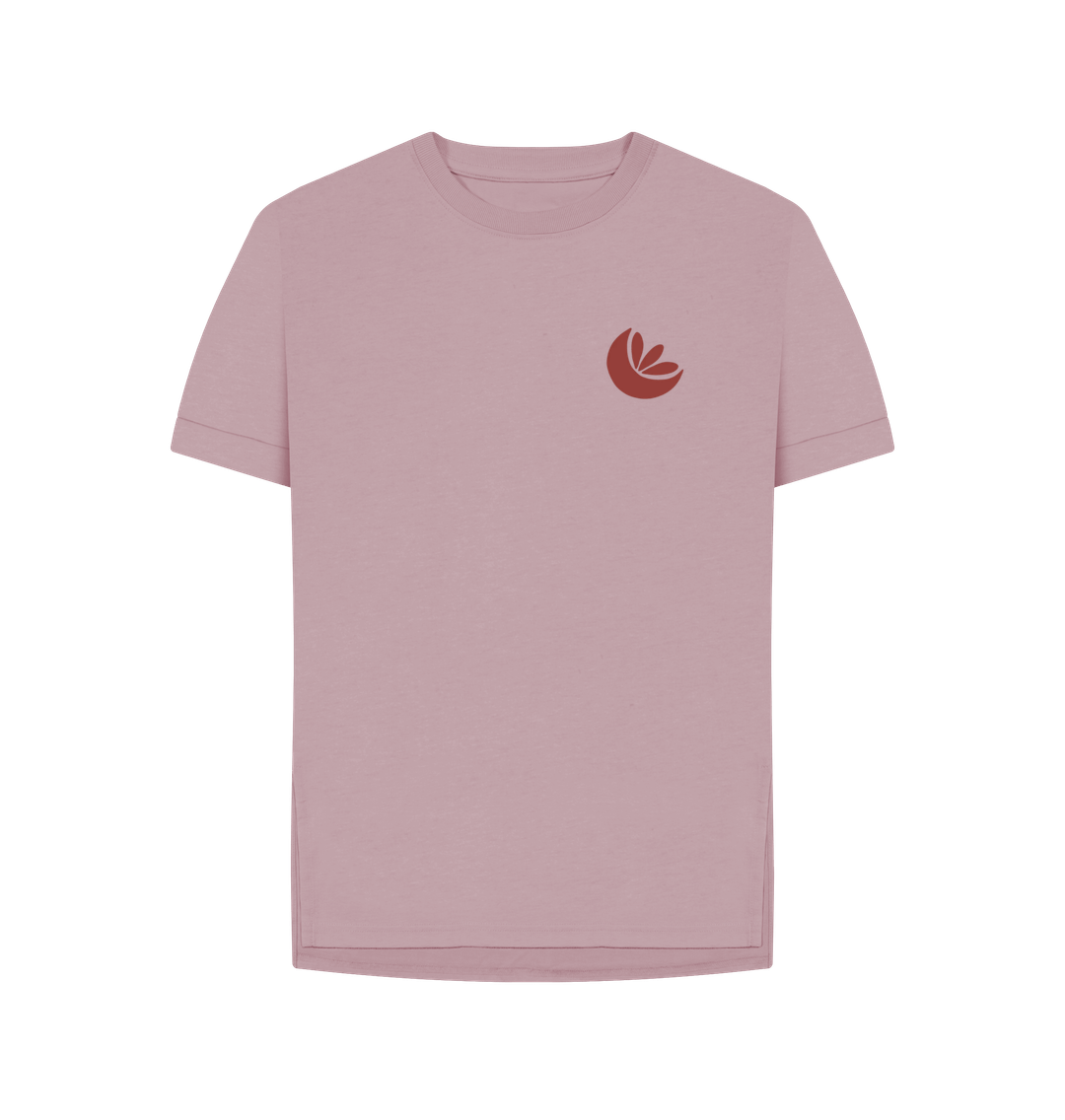 Mauve Women's Camping In Nature Relaxed Fit Tee