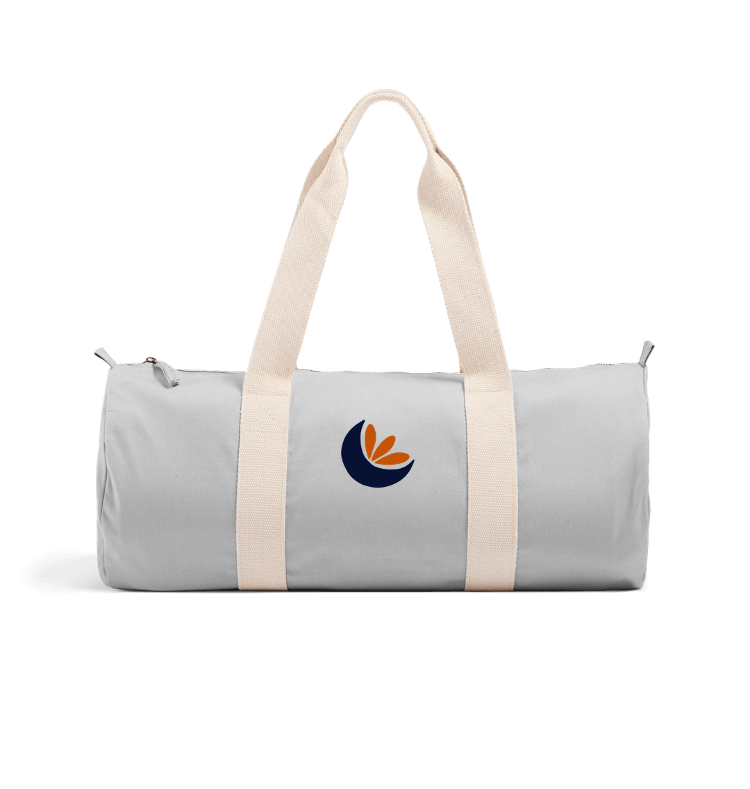 Light Grey Organic Duffle Bag