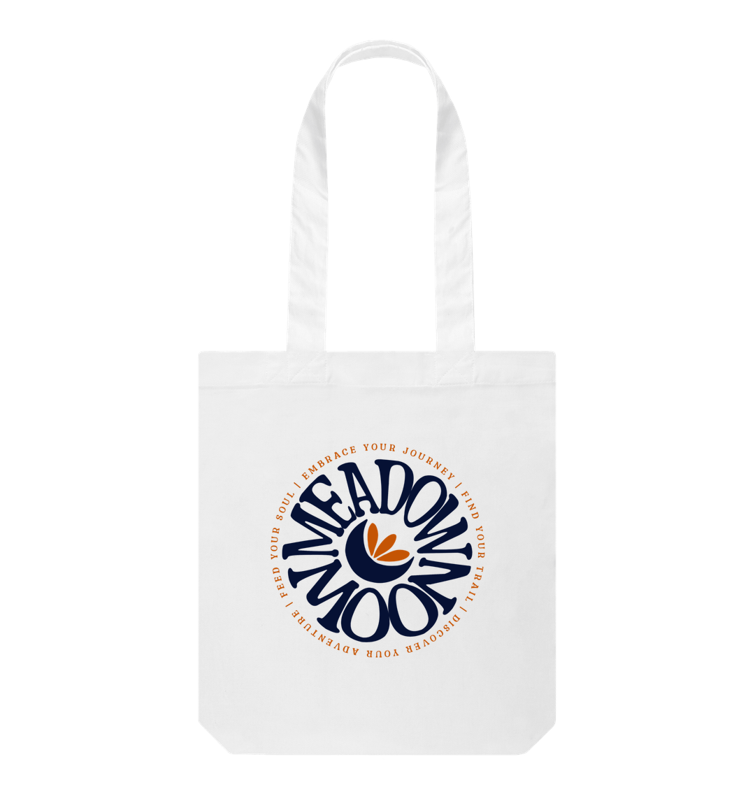 White Your Journey Slim Tote