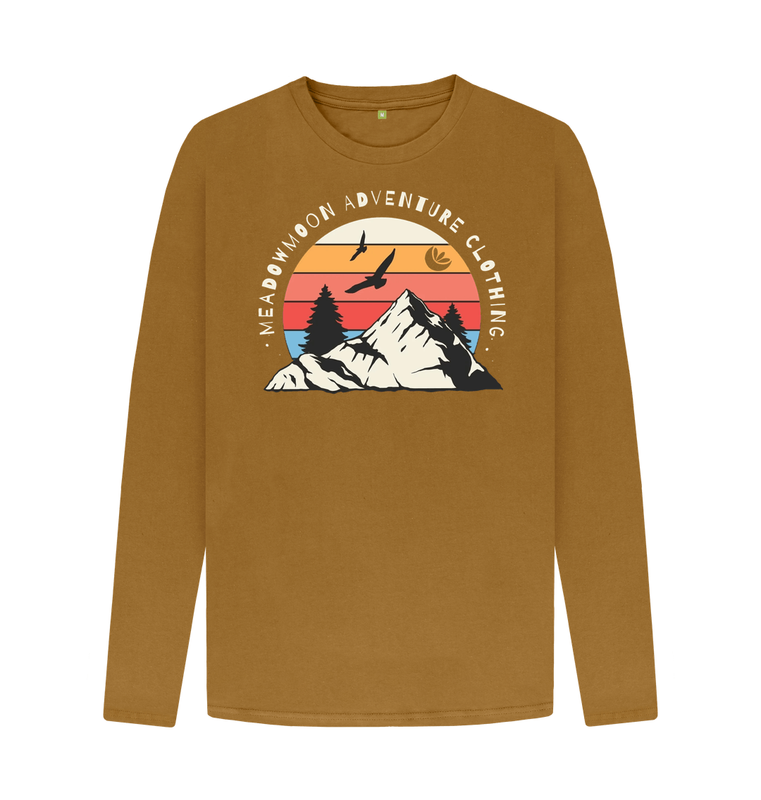 Brown Men's Wilderness Adventure L\/S T-Shirt