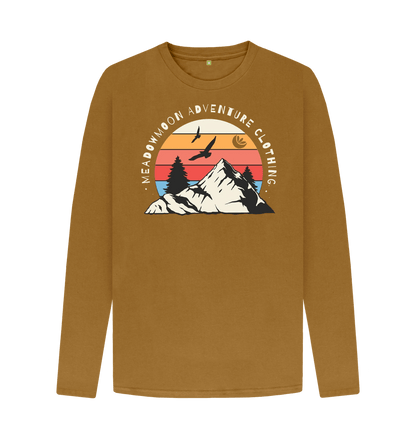 Brown Men's Wilderness Adventure L\/S T-Shirt