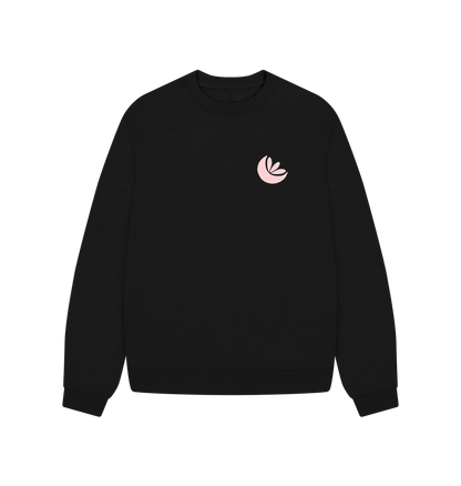 Black Women's Sunrise Oversized Sweater