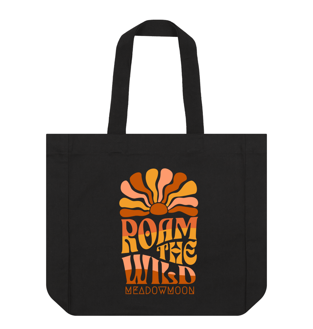 Black Roam The Wild Shopper Tote