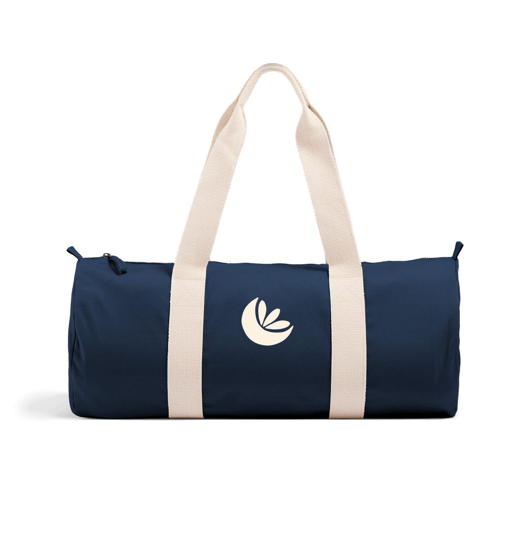 French Navy Organic Light Logo Duffle Bag