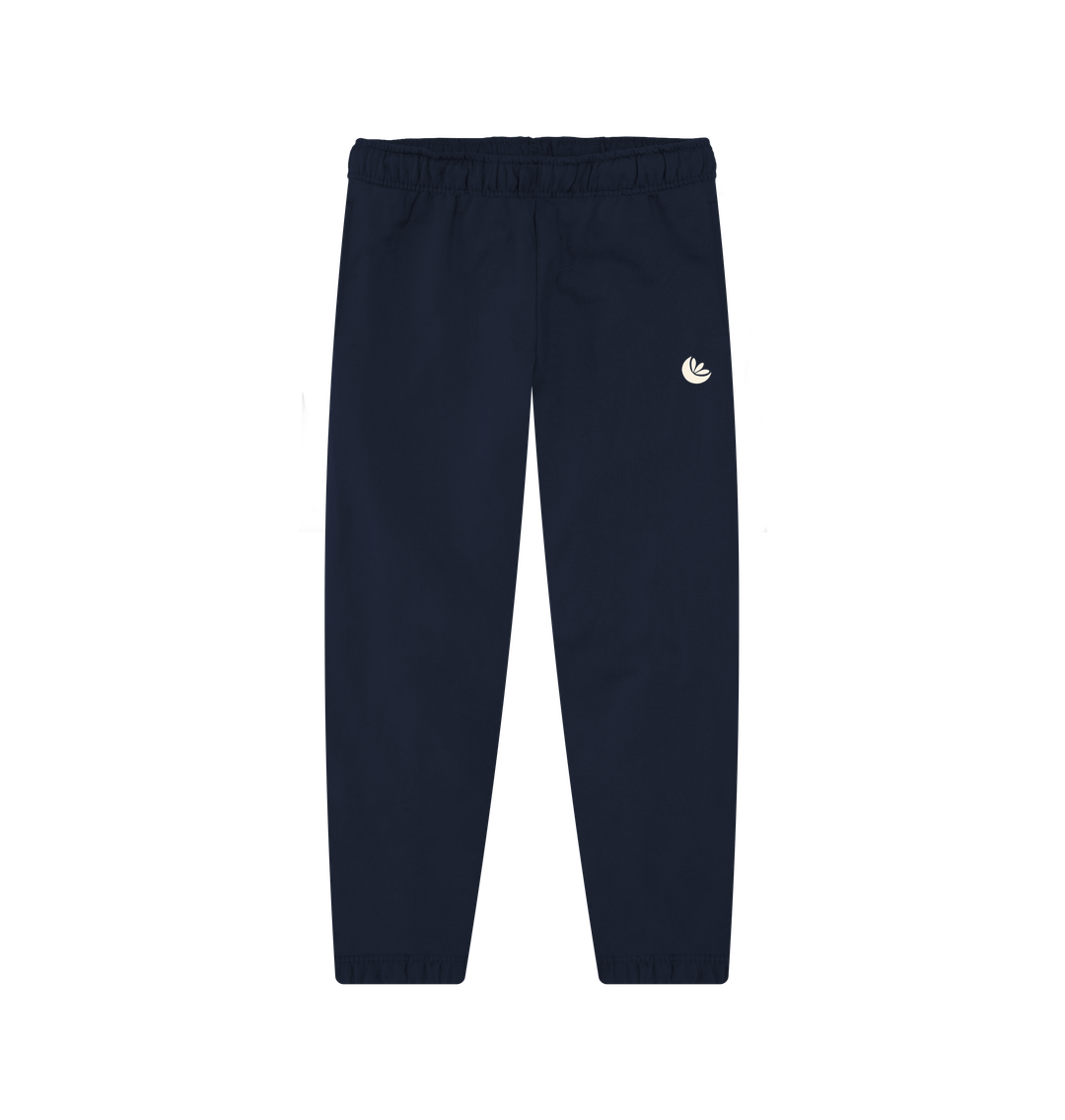 Navy Unisex Light Logo Joggers