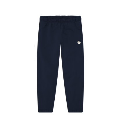 Navy Unisex Light Logo Joggers