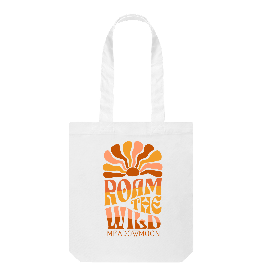 White Roam The Wild Slim Tote