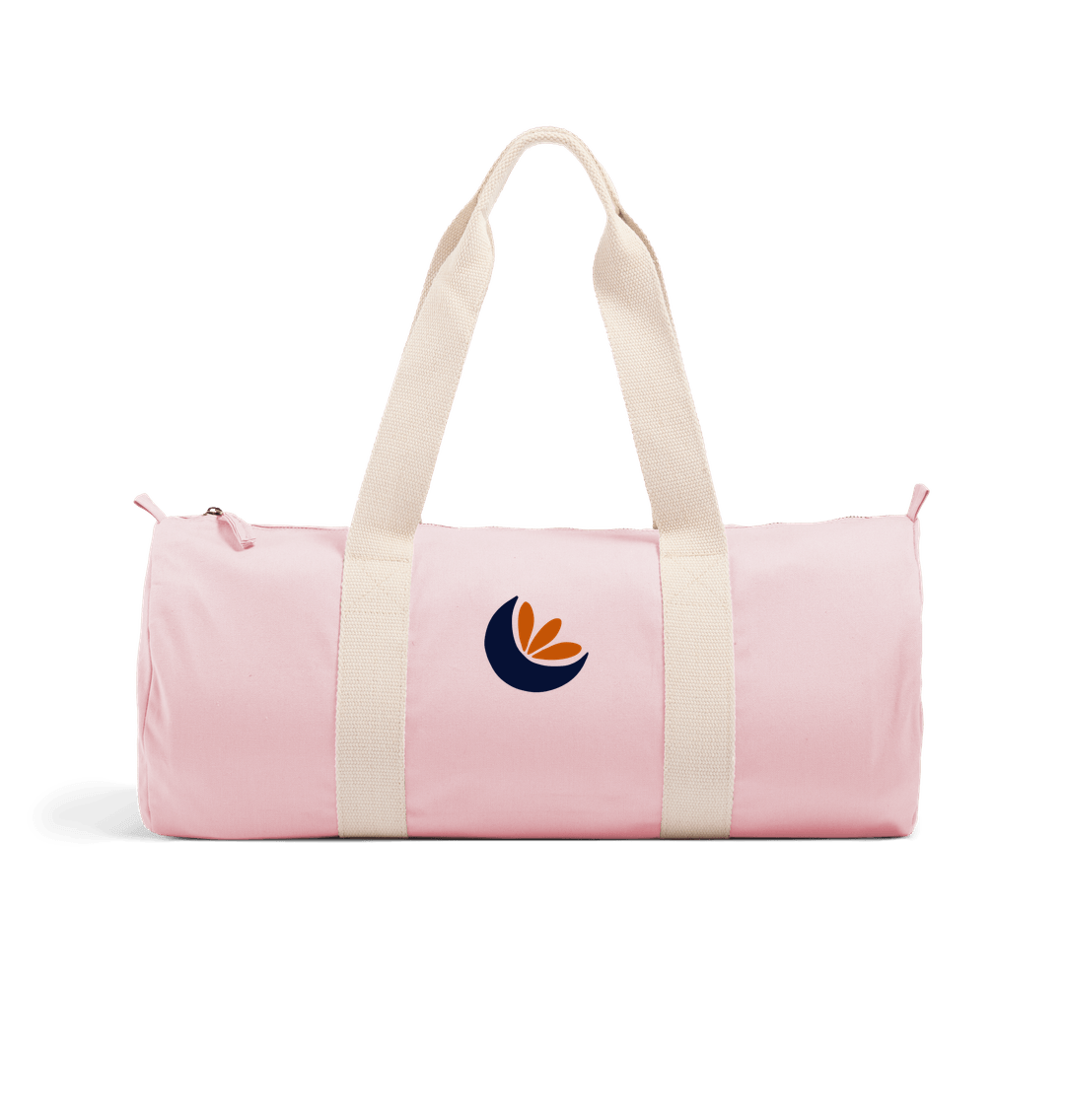 Pastel Pink Organic Duffle Bag