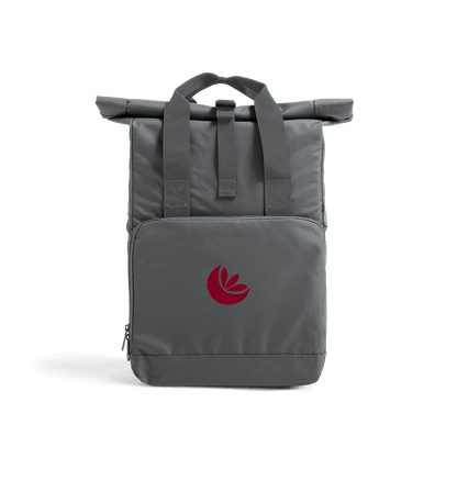 Graphite Grey Recycled 600D Roll-Top Backpack