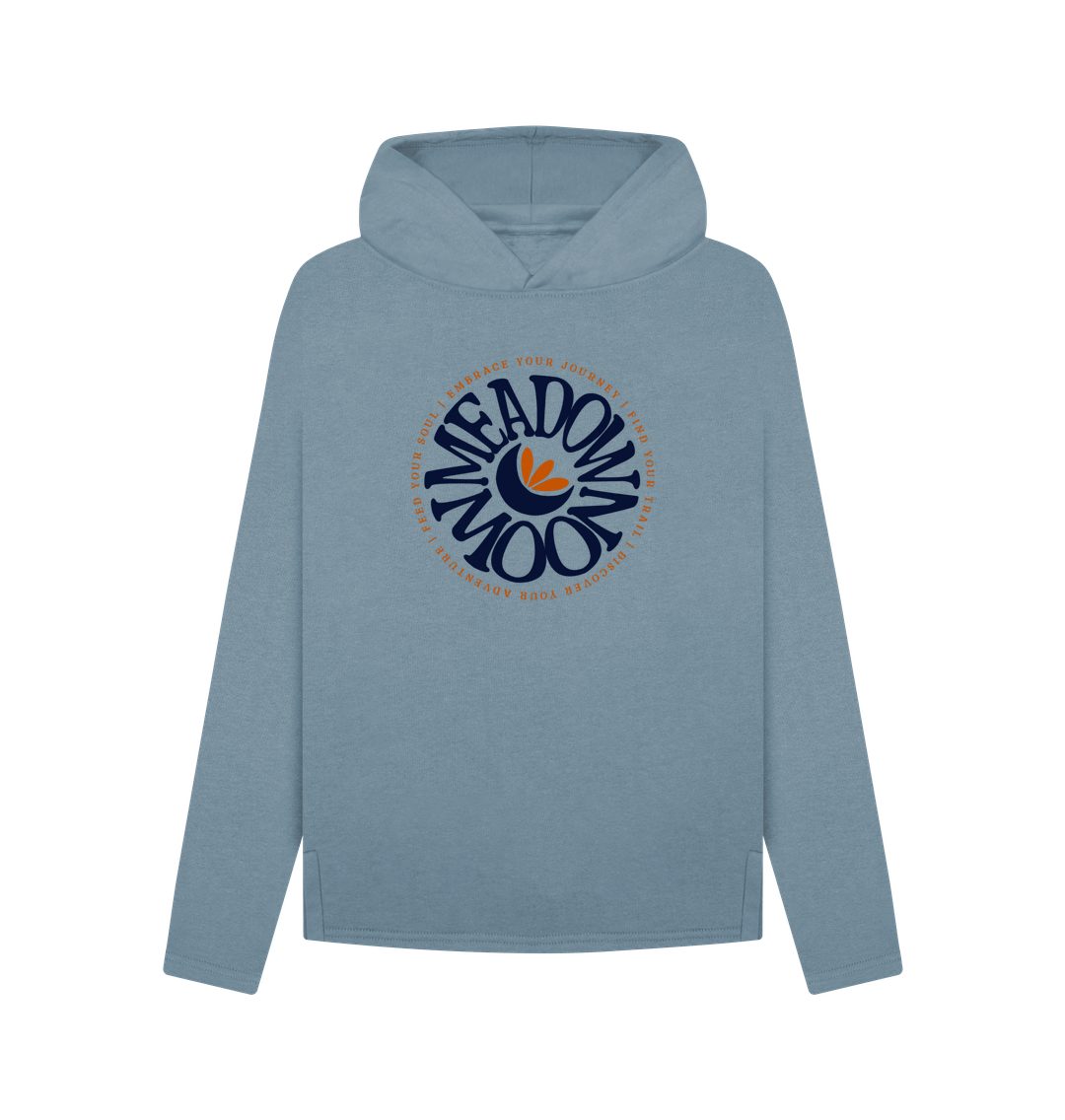 Stone Blue Women's Your Journey Relaxed Fit Hoodie