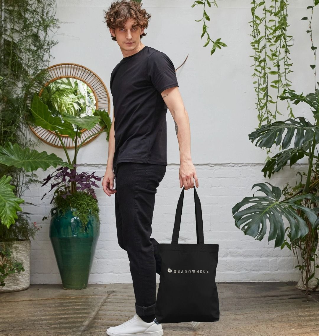 Slim Tote Bag - Black