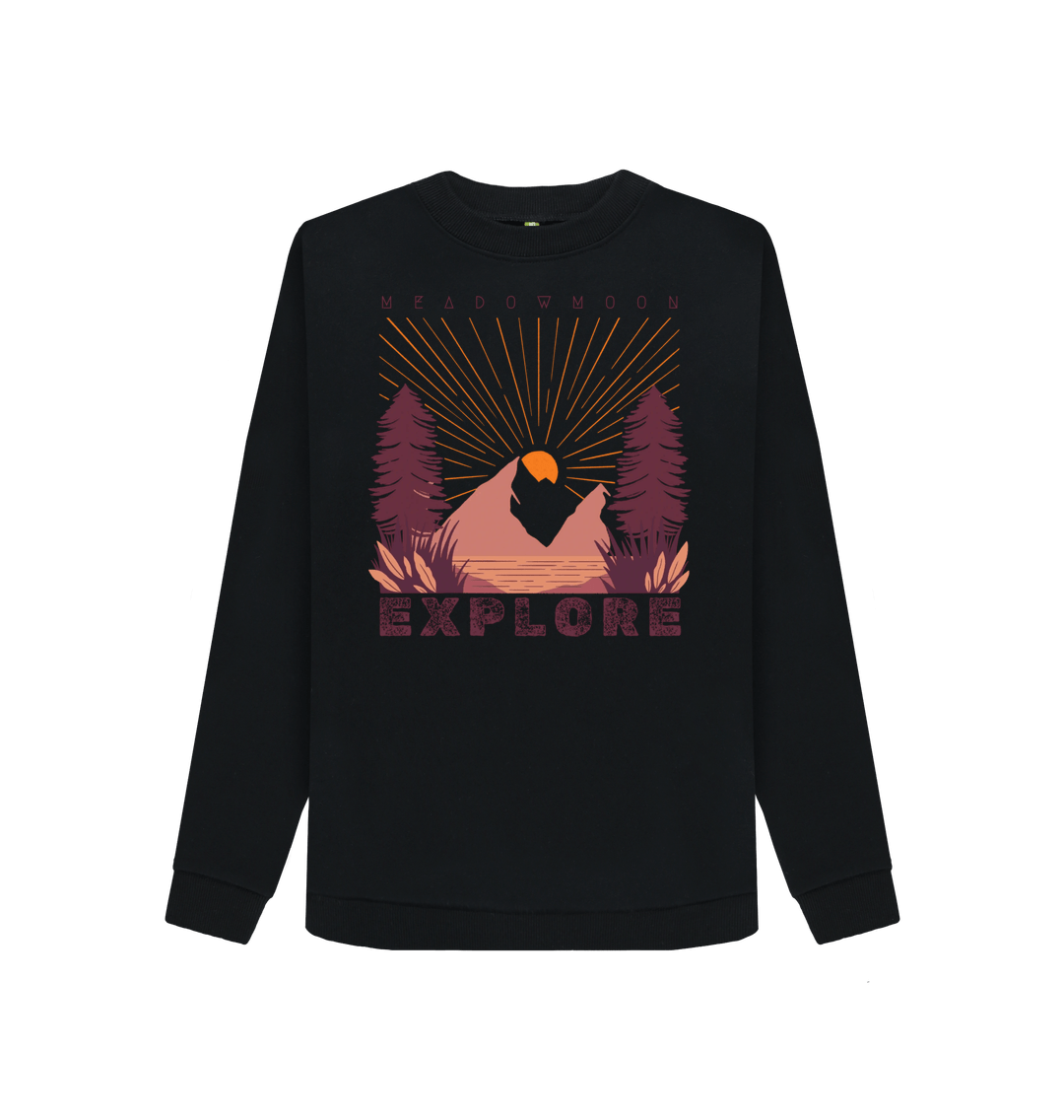 Black Women's Explore Sweater