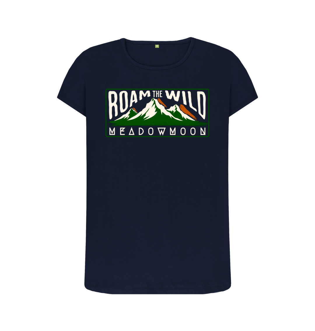 Navy Blue Women's Mountain Breeze Crew Neck T-Shirt