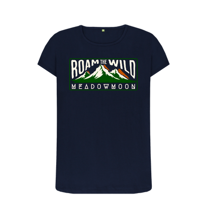 Navy Blue Women's Mountain Breeze Crew Neck T-Shirt