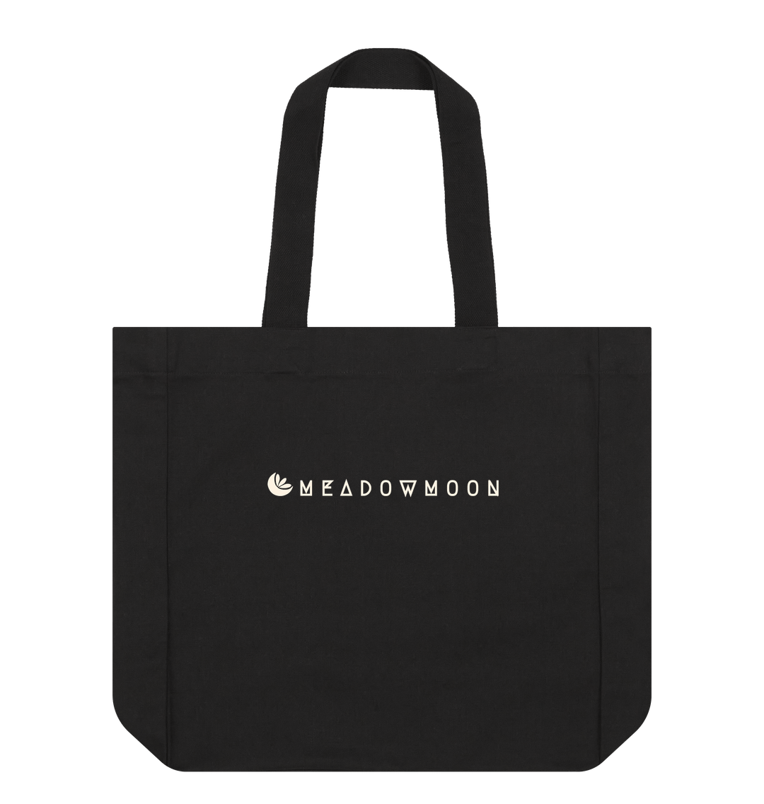 Black Shopper Tote Bag - Black