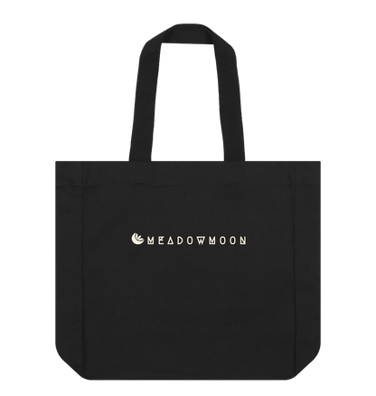 Black Shopper Tote Bag - Black