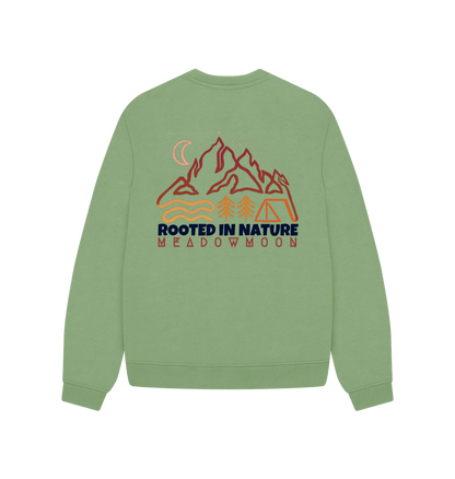 Women's Camping In Nature Oversized Sweater