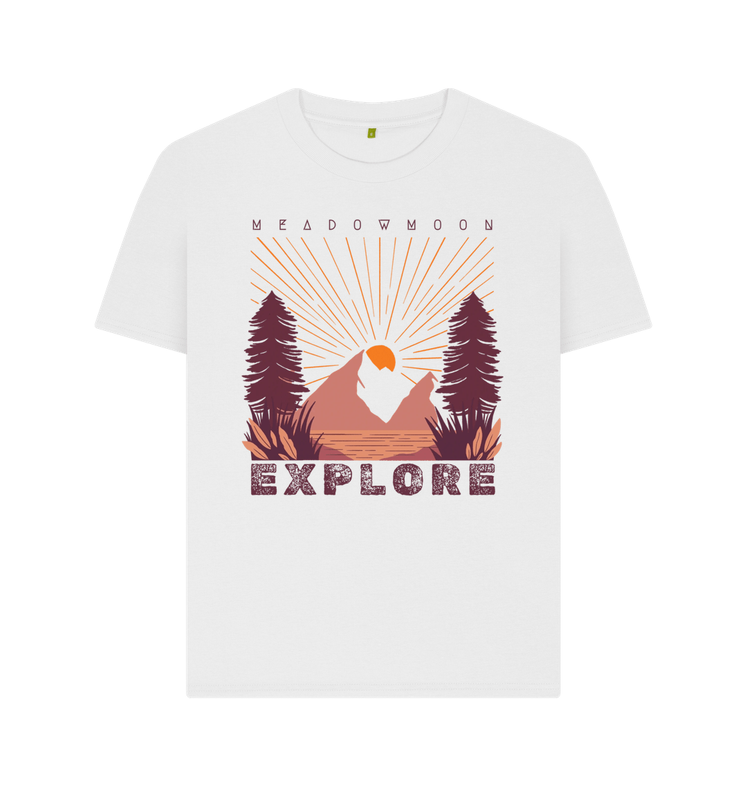 White Women's Explore T-Shirt