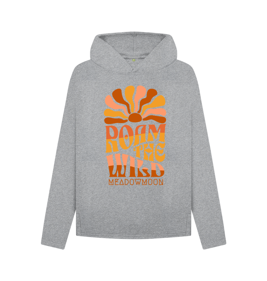 Athletic Grey Women's Roam The Wild Relaxed Fit Hoodie