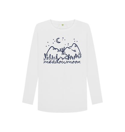 White Women's Rolling Hills L\/S T-Shirt