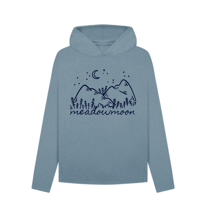 Stone Blue Women's Rolling Hills Relaxed Fit Hoodie