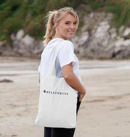 Slim Tote Bag - White/Natural